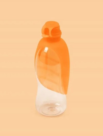 Botella bebedero Leaf - Naranja