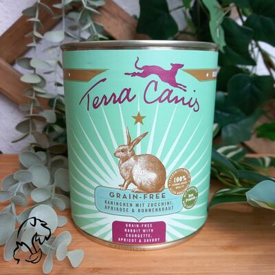 Terra Canis Conejo y Pavo con Calabacín, Albaricoque y Ajedrea 800 g
