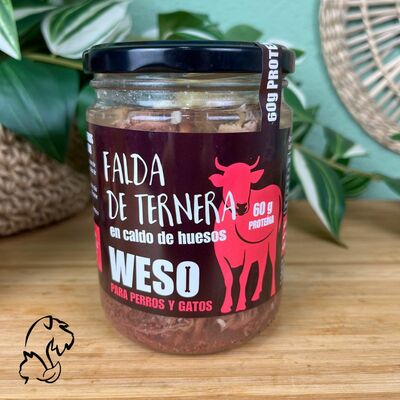 WESO FALDA DE TERNERA EN CALDO DE HUESOS DE TERNERA 400 G