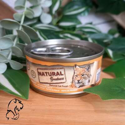 Natural Greatness Lata de Pechuga de pollo 70 g