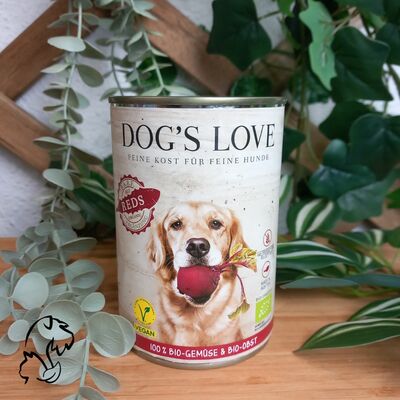 Dog´s Love  Lata Frutas y Verduras  BIO Reds 400 g