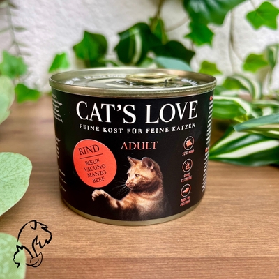 CAT´S LOVE LATA VACUNO PURO 200 G