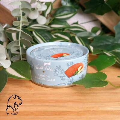 Terra Felis Lata Sin Cereales -Salmón 80 g.