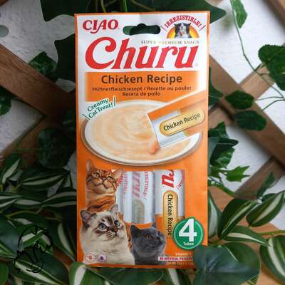Churu para gatos - Cremoso sabor Pollo