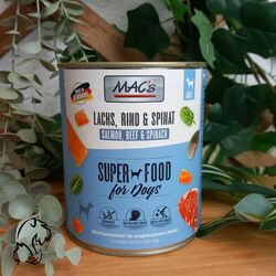 Mac´s Lata- Salmón, Vacuno y Espinacas 800 g