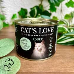 CAT´S LOVE LATA PAVO PURO 200 G