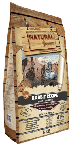 NATURAL GREATNESS RECETA DE CONEJO MINI
