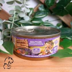 Natural Greatness Lata de Codorniz con Riñones de Cerdo, zanahorias, judías y tomillo 170 g.