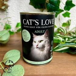 CAT´S LOVE LATA PAVO PURO 400 G