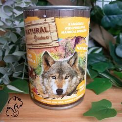 Natural Greatness Lata de Canguro con Piña, Mango y Espirulina 400 g