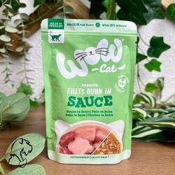 WOW CAT SOBRE POLLO EN SALSA 85 G