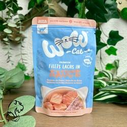 WOW CAT SOBRE SALMÓN EN SALSA 85 G
