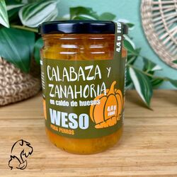WESO CALABAZA Y ZANAHORIA EN CALDO DE HUESOS DE TENERA 400 ML