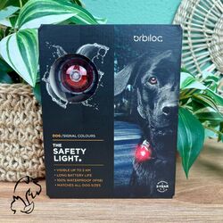 Orbiloc Dog Dual - Luz LED de seguridad - Rojo