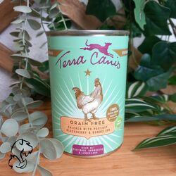Terra Canis Lata Pollo, Chirivía, Moras y Diente de León 400 g