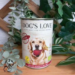 Dog´s Love  Lata Frutas y Verduras  BIO Reds 400 g