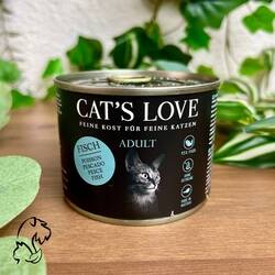 CAT´S LOVE LATA PESCADO PURO 200 G