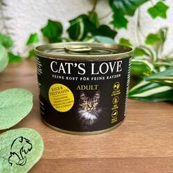 CAT´S LOVE LATA TERNERA Y PAVO 200 G