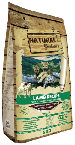 NATURAL GREATNESS RECETA DE CORDERO MINI 6 KG