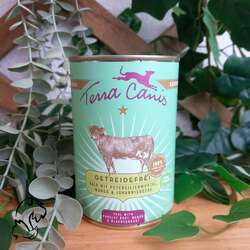 Terra Canis Lata Ternera con Raíz de perejil, Mango y Grosella 400 g