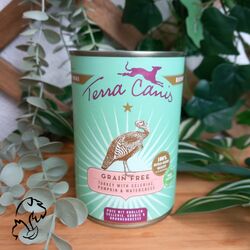 Terra Canis Lata Pavo con Apionabo, Calabaza y Berro 400 g