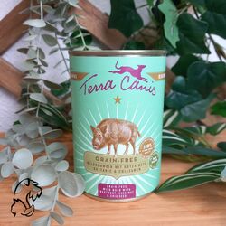 Terra Canis Lata Jabalí con Remolacha, Castaña y Semillas de chía 400 g