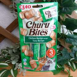 Ciao Churu para gatos- Bites Wrap de Pollo con crema de Atún